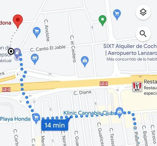 Casa Yurena Gæstehus Playa Honda (Lanzarote)